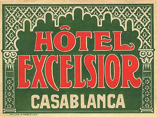 Hôtel Excelsior — Hotel Excelsior Casablanca ad 01