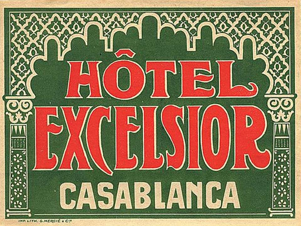 Hôtel Excelsior — Hotel Excelsior Casablanca ad 01