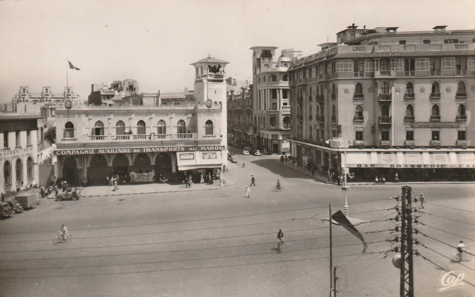 Hôtel Excelsior — Casablanca-PlaceFrance-Excelsior 1950
